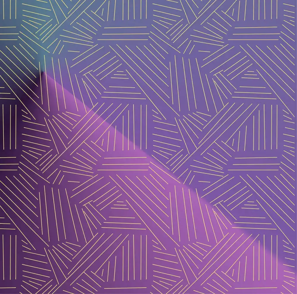 Hatch pattern on purple background